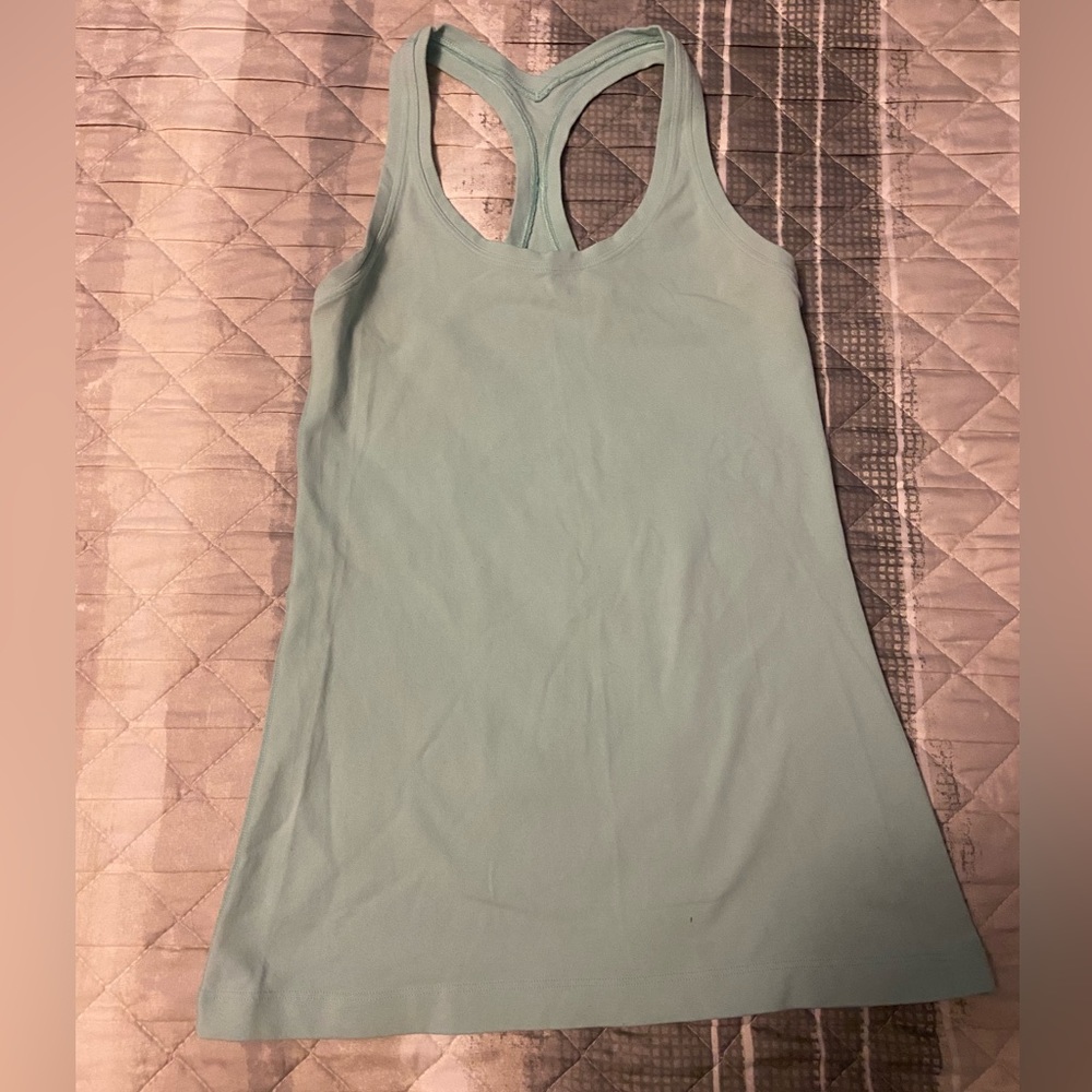 lululemon athletica Light Blue Tank Top